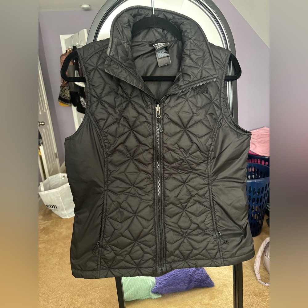 The North Face Black Quilted Vest